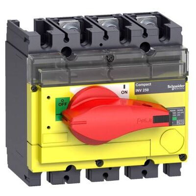 Schneider Electric - INV250 3P - 250A - Sectionneur - Publicité Schneider Electric - INV250 3P - 250A - Sectionneur - Publicité