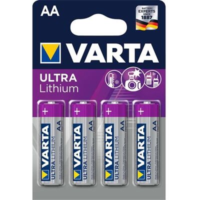 VARTA - FR6 - 2900mAh - 4 pièces - Batterie - Publicité VARTA - FR6 - 2900mAh - 4 pièces - Batterie - Publicité