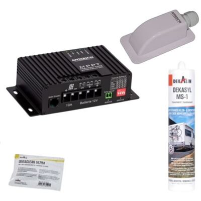 Non communiqué Pack ANTARION Kit de pose solaire avec Régulateur de Charge MPPT 160W 10A Meilleur rendement - Publicité Non communiqué Pack ANTARION Kit de pose solaire avec Régulateur de Charge MPPT 160W 10A Meilleur rendement - Publicité