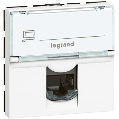 LEGRAND prise murale rj45 cat6 legrand 45x45 utp - Publicité LEGRAND prise murale rj45 cat6 legrand 45x45 utp - Publicité
