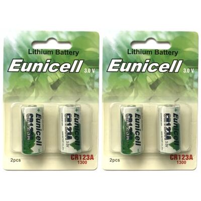 Non communiqué Pack de 4 Piles lithium 3V type CR123A / CR17335 / CR17345 - IRIOS - - Publicité Non communiqué Pack de 4 Piles lithium 3V type CR123A / CR17335 / CR17345 - IRIOS - - Publicité