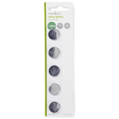 Non communiqué Pile-Bouton au Lithium CR2016 3 V 5 pièces Blister - Publicité Non communiqué Pile-Bouton au Lithium CR2016 3 V 5 pièces Blister - Publicité