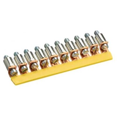 Hager Contact de pontage horizontal isolé 4² - 10X (KWJ04B10) - Publicité Hager Contact de pontage horizontal isolé 4² - 10X (KWJ04B10) - Publicité