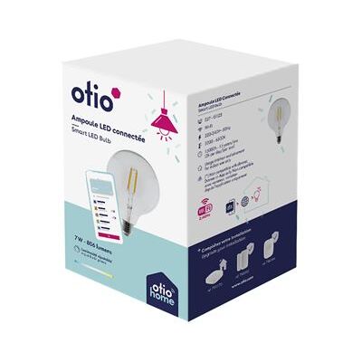 Otio - Ampoule connectée WIFI ronde LED Design G125 E27 7W - Publicité Otio - Ampoule connectée WIFI ronde LED Design G125 E27 7W - Publicité