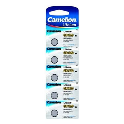 Pack De 5 Piles Camelion Lithium Cr1220 3v - Publicité Pack De 5 Piles Camelion Lithium Cr1220 3v - Publicité
