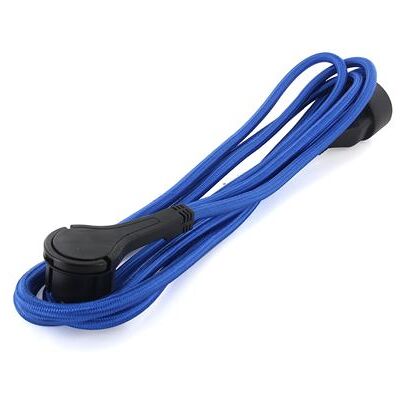 Chacon 66795 Cordon d'extension textile bleu - 3m - Publicité Chacon 66795 Cordon d'extension textile bleu - 3m - Publicité