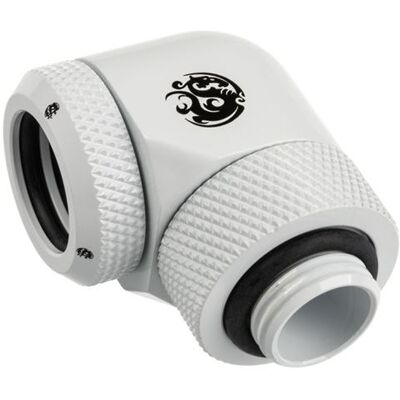 BitsPower Adaptateur 90 degrés G1/4 mâle vers 14mm AD hardtube - Publicité BitsPower Adaptateur 90 degrés G1/4 mâle vers 14mm AD hardtube - Publicité
