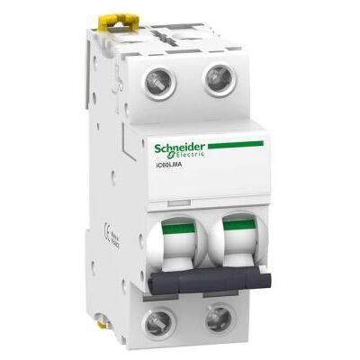 Schneider Electric A9F90282 Disjoncteur - 2P 12,5A - iC60L - Curva ma - Publicité Schneider Electric A9F90282 Disjoncteur - 2P 12,5A - iC60L - Curva ma - Publicité