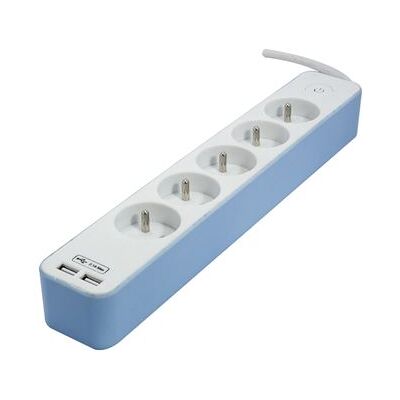 Multiprise CHACON 49714 - 5x16A, USB, 1,5m - Usage intérieur - Publicité Multiprise CHACON 49714 - 5x16A, USB, 1,5m - Usage intérieur - Publicité