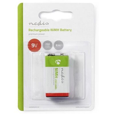 Nedis E-Block 8.4V 250mAh NiMH Batterie - Publicité Nedis E-Block 8.4V 250mAh NiMH Batterie - Publicité