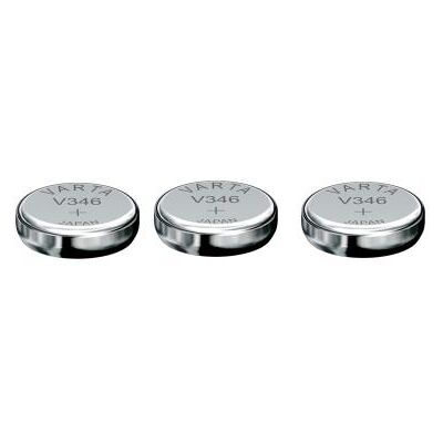 Varta 3 Piles oxyde argent V346 SR712SW 346 1,55V Argent - Publicité Varta 3 Piles oxyde argent V346 SR712SW 346 1,55V Argent - Publicité