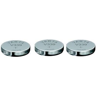 Varta 3 Piles oxyde argent V339 SR614SW 339 1,55V Argent - Publicité Varta 3 Piles oxyde argent V339 SR614SW 339 1,55V Argent - Publicité