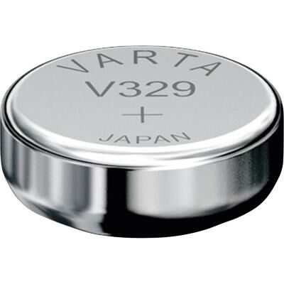 Varta 1 Pile oxyde argent V329 SR731SW 329 1,55V Argent - Publicité Varta 1 Pile oxyde argent V329 SR731SW 329 1,55V Argent - Publicité