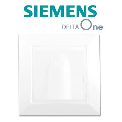 SIEMENS - Sortie de câble Blanc Delta ONE - Prise électrique - Publicité SIEMENS - Sortie de câble Blanc Delta ONE - Prise électrique - Publicité