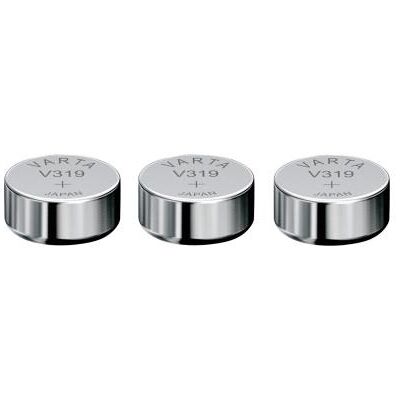 Varta 3 Piles oxyde argent V319 SR64 SR527SW 319 1,55V Argent - Publicité Varta 3 Piles oxyde argent V319 SR64 SR527SW 319 1,55V Argent - Publicité