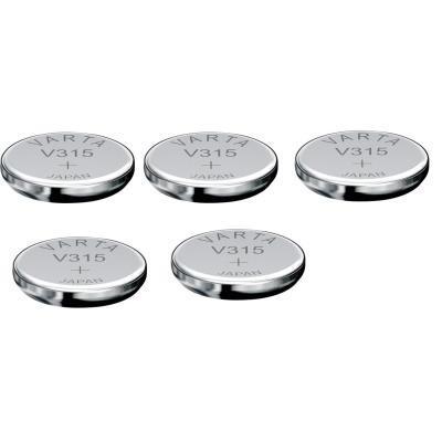 Varta 5 Piles oxyde argent V315 SR716SW 315 1,55V Argent - Publicité Varta 5 Piles oxyde argent V315 SR716SW 315 1,55V Argent - Publicité