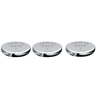 Varta 3 Piles oxyde argent V315 SR716SW 315 1,55V Argent - Publicité Varta 3 Piles oxyde argent V315 SR716SW 315 1,55V Argent - Publicité