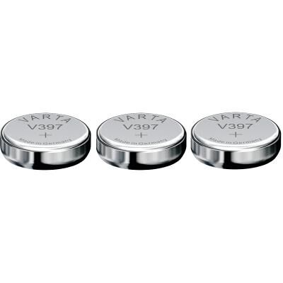 Varta 3 Piles oxyde argent V397 SR926SW SR59 397 1,55V Argent - Publicité Varta 3 Piles oxyde argent V397 SR926SW SR59 397 1,55V Argent - Publicité