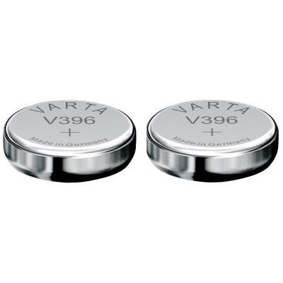 Varta 2 Piles oxyde argent V396 SR926W SR59 396 1,55V Argent - Publicité Varta 2 Piles oxyde argent V396 SR926W SR59 396 1,55V Argent - Publicité