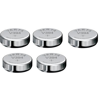 Varta 5 Piles oxyde argent V394 SR936SW SR936 394 1,55V Argent - Publicité Varta 5 Piles oxyde argent V394 SR936SW SR936 394 1,55V Argent - Publicité