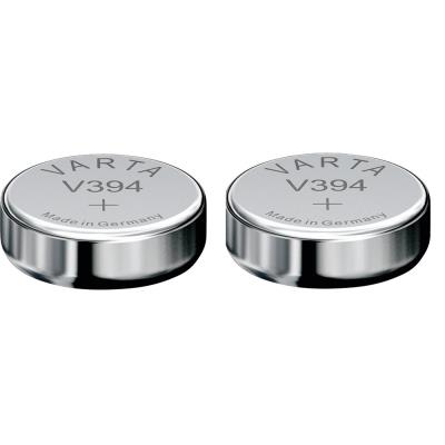 Varta 2 Piles oxyde argent V394 SR936SW SR936 394 1,55V Argent - Publicité Varta 2 Piles oxyde argent V394 SR936SW SR936 394 1,55V Argent - Publicité