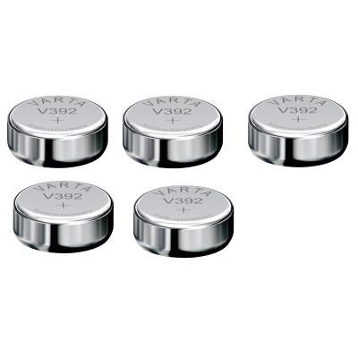 Varta 5 Piles oxyde argent V392 SR41W SR41 392 1,55V Argent - Publicité Varta 5 Piles oxyde argent V392 SR41W SR41 392 1,55V Argent - Publicité