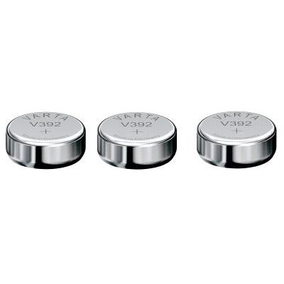 Varta 3 Piles oxyde argent V392 SR41W SR41 392 1,55V Argent - Publicité Varta 3 Piles oxyde argent V392 SR41W SR41 392 1,55V Argent - Publicité