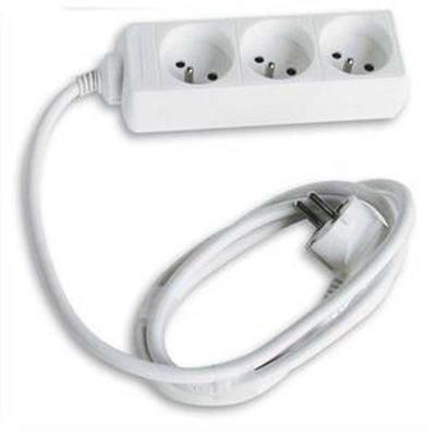 VISIODIRECT Lot de 2 Bloc multiprises électriques 3 prises électriques 1,5m - Publicité VISIODIRECT Lot de 2 Bloc multiprises électriques 3 prises électriques 1,5m - Publicité