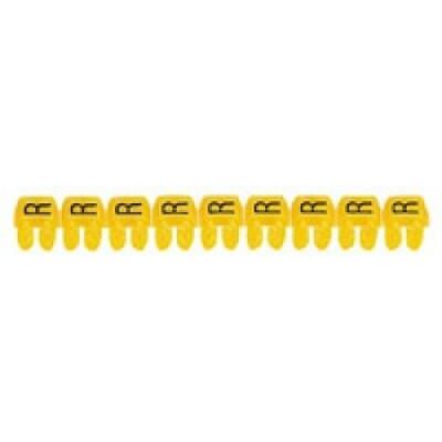 Repère Pour Fil De 0.15 À 0.5 Mm2 - Lettre J - Couleur Jaune - Legrand Cab 3 - Publicité Repère Pour Fil De 0.15 À 0.5 Mm2 - Lettre J - Couleur Jaune - Legrand Cab 3 - Publicité