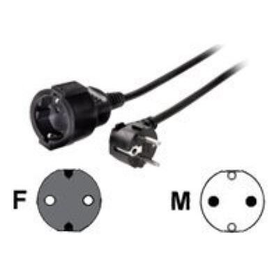 Hama Profi - Rallonge de câble d'alimentation - power CEE 7/7 (F) pour power CEE 7/7 (M) - 5 m - moulé - noir Noir - Publicité Hama Profi - Rallonge de câble d'alimentation - power CEE 7/7 (F) pour power CEE 7/7 (M) - 5 m - moulé - noir Noir - Publicité