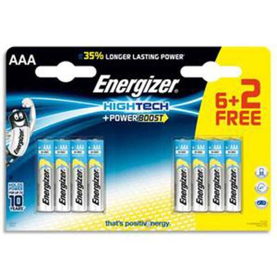 VISIODIRECT Blister de 6+2 piles Alcalines 1,5V AAA LR03 High Tech Power Boost - Publicité VISIODIRECT Blister de 6+2 piles Alcalines 1,5V AAA LR03 High Tech Power Boost - Publicité