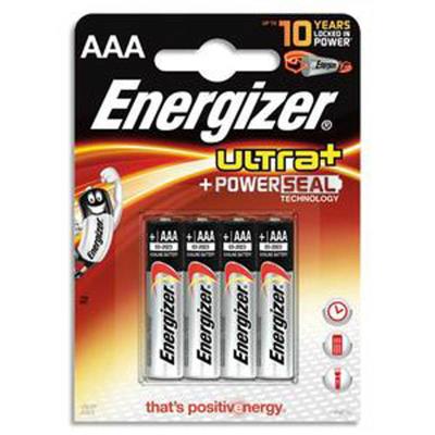 VISIODIRECT Blister de 4 piles Alcalines 1,5V AAA LR03 Ultra+ Power Seal - Publicité VISIODIRECT Blister de 4 piles Alcalines 1,5V AAA LR03 Ultra+ Power Seal - Publicité