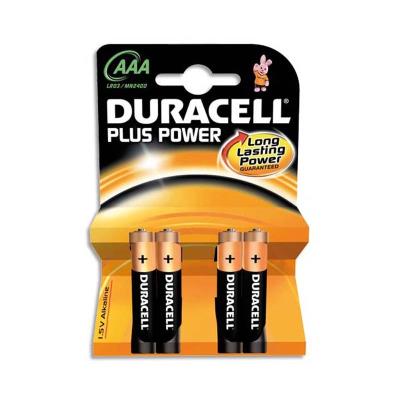 VISIODIRECT Lot de 2 Blisters de 4 piles Alcalines 1,5V AAA LR03 Plus Power Duralock - Publicité VISIODIRECT Lot de 2 Blisters de 4 piles Alcalines 1,5V AAA LR03 Plus Power Duralock - Publicité