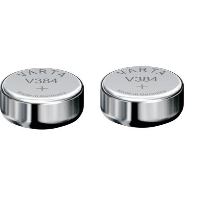 Varta 2 Piles oxyde argent V384 SR41SW SR41 384 1,55V Argent - Publicité Varta 2 Piles oxyde argent V384 SR41SW SR41 384 1,55V Argent - Publicité