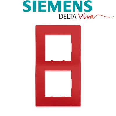 Siemens - plaque double rouge siemens delta viva - Publicité Siemens - plaque double rouge siemens delta viva - Publicité