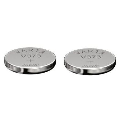 Varta 2 Piles oxyde argent V373 SR916SW SR68 373 1,55V Argent - Publicité Varta 2 Piles oxyde argent V373 SR916SW SR68 373 1,55V Argent - Publicité