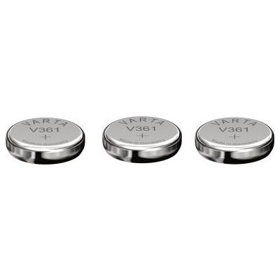Varta 3 Piles oxyde argent V361 SR58 SR721W 361 1,55V Argent - Publicité Varta 3 Piles oxyde argent V361 SR58 SR721W 361 1,55V Argent - Publicité