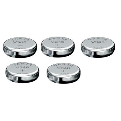 Varta 5 Piles oxyde argent V364 SR621 SR621SW 364 1,55V Argent - Publicité Varta 5 Piles oxyde argent V364 SR621 SR621SW 364 1,55V Argent - Publicité