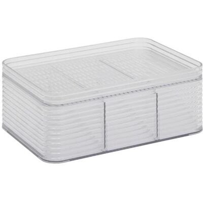 PLASTOR - 5FIVE - Plastique - 3 Compartiments - Organisateur de rangement - Publicité PLASTOR - 5FIVE - Plastique - 3 Compartiments - Organisateur de rangement - Publicité