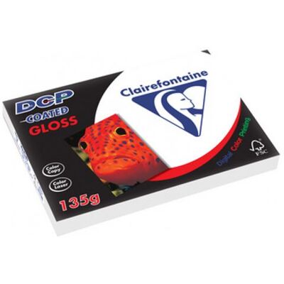 Clairefontaine - Papier laser DCP Coated Gloss A3 135 g/m2 - Rose pastel - Brillant - Paper - Publicité Clairefontaine - Papier laser DCP Coated Gloss A3 135 g/m2 - Rose pastel - Brillant - Paper - Publicité