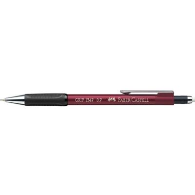 FABER-CASTELL Porte-mines GRIP 1347, rouge-métallique Rouge - Publicité FABER-CASTELL Porte-mines GRIP 1347, rouge-métallique Rouge - Publicité