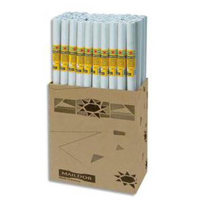 VISIODIRECT Lot de 3 Rouleaux de papier kraft 60g blanc - Dimensions : H1 x L10 métres - Publicité VISIODIRECT Lot de 3 Rouleaux de papier kraft 60g blanc - Dimensions : H1 x L10 métres - Publicité