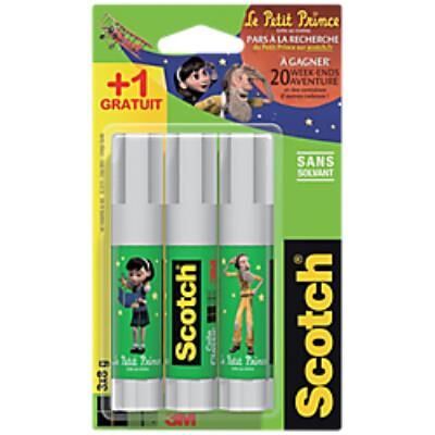 3M 3 batons de colles Schotch 8 gr - Publicité 3M 3 batons de colles Schotch 8 gr - Publicité