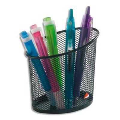 VISIODIRECT Lot de 3 Pots à crayons en metal noir MESHCUP N - Publicité VISIODIRECT Lot de 3 Pots à crayons en metal noir MESHCUP N - Publicité