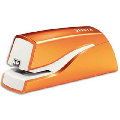 VISIODIRECT Agrafeuse électrique orange 10 feuilles utilisation intensive alimentée par pile, portable - Publicité VISIODIRECT Agrafeuse électrique orange 10 feuilles utilisation intensive alimentée par pile, portable - Publicité