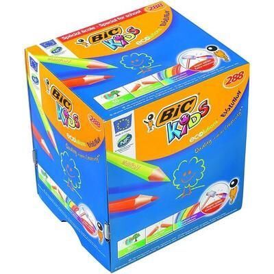 Bic Classpack de 288 Crayons de couleur Evolution Assortis - Publicité Bic Classpack de 288 Crayons de couleur Evolution Assortis - Publicité