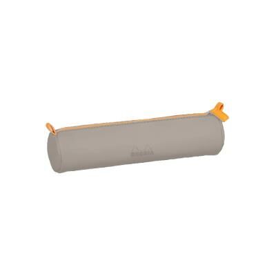 Rhodia : Trousse Ronde Simili Cuir 5.5 x 21.5 cm - Beige Beige - Publicité Rhodia : Trousse Ronde Simili Cuir 5.5 x 21.5 cm - Beige Beige - Publicité