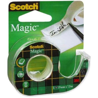 Ruban adhésif magic 810, invisible, en devidoir 19mm x 7,5 m scotch 11219 - Publicité Ruban adhésif magic 810, invisible, en devidoir 19mm x 7,5 m scotch 11219 - Publicité