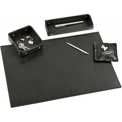 Kit Bureau Quo Vadis Satiny Noir Noir - Publicité Kit Bureau Quo Vadis Satiny Noir Noir - Publicité