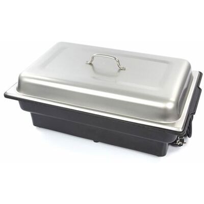 Non communiqué Chauffe Plats 8,5 L Électrique avec GN 1/1 et Couvercle Maxima Noir - Publicité Non communiqué Chauffe Plats 8,5 L Électrique avec GN 1/1 et Couvercle Maxima Noir - Publicité